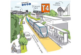 Projet de la ligne 4 Trambus : Temps fort le jeudi 3 avril 2025